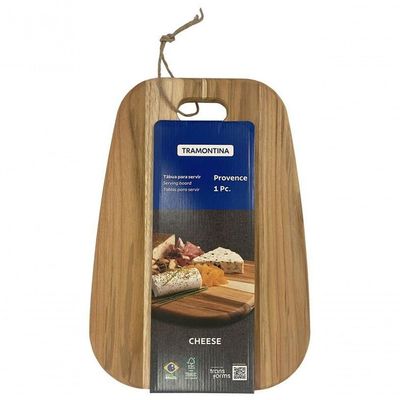 Tábua Tramontina Para Queijos E Frios Provence Em Madeira Teca Fsc 40x28cm