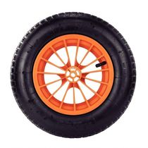 Roda Para Carrinho De Mão 8" Tramontina Plástica Pneu Com Câmara "