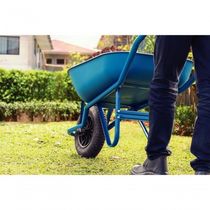 Roda Plástica Para Carrinho De Mão Tramontina Pneu Com Câmara " E Bucha