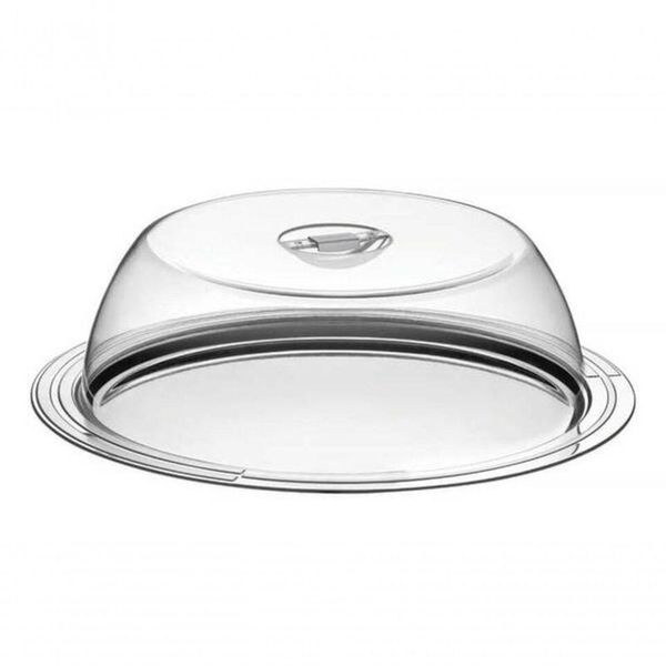 Porta Bolo Tramontina Ciclo Aço Inox Com Tampa 33cm