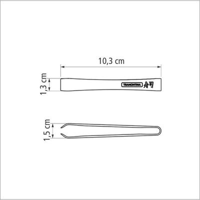 Pinça Para Espinha Em Aço Inox Tramontina Sushi