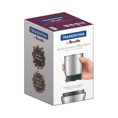 Moedor De Grãos Tramontina By Breville Coffee & Spice 127 V