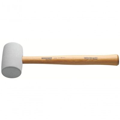 Martelo De Borracha Tramontina Master 225g Com Cabo De Madeira Modelo Americano