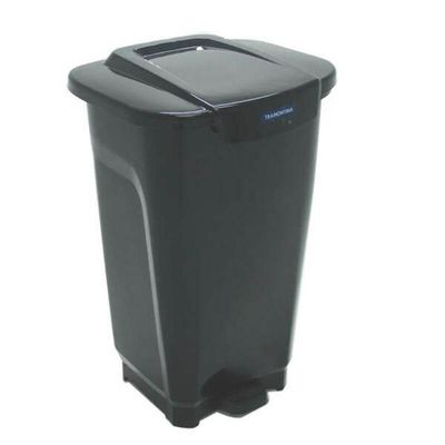 Lixeira Tramontina T-force Preto 50 L