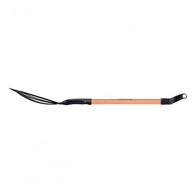Forcado Para Cascalho Tramontina 10 Dentes Com Cabo De Madeira 71cm