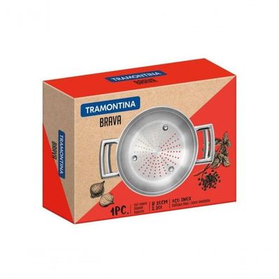 Cozi-vapore Brava Tramontina 20cm Em Aço Inox