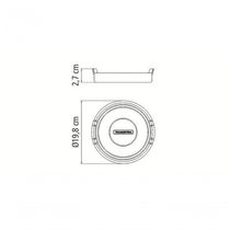 Tampa Plástica Tramontina 18cm Cucina