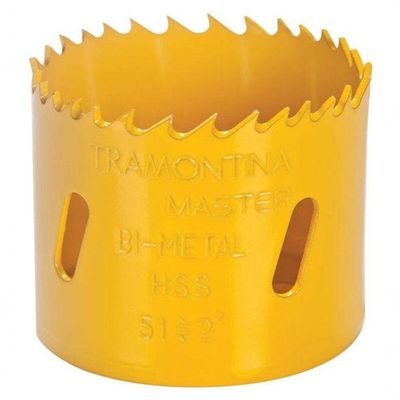 Serra Copo Bi-metálica Tramontina 52 Mm " Master Dentes De Aço Rápido Hss