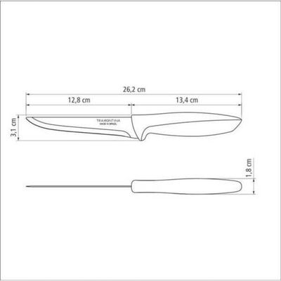 Faca Para Desossar Tramontina Plenus Aço Inox 5" Cabo Preto