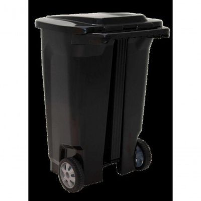 Lixeira Tramontina T-force Preto Com Rodas 100 L