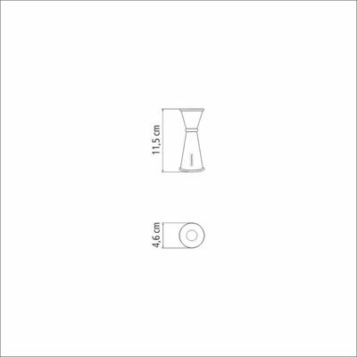 Dosador Duplo Para Bebidas Tramontina 25 E 50ml Em Aço Inox