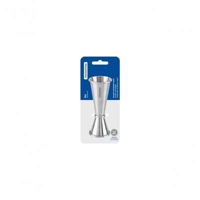Dosador Duplo Para Bebidas Tramontina 25 E 50ml Em Aço Inox