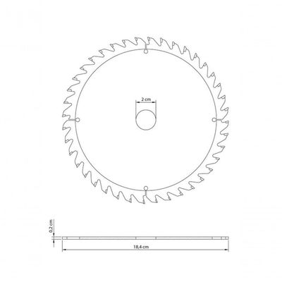 Disco De Corte Tramontina " 48 Dentes Master Para Serra Circular