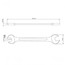 Chave Fixa Tramontina Master 13-16x7-8" Corpo Em Aço Especial Cromado