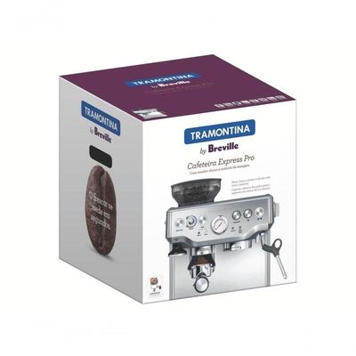 Cafeteira Elétrica Tramontina By Breville Express Pro Com Moedor 2 Litros 220V