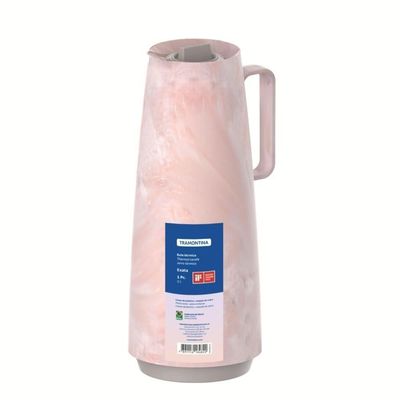 Bule Térmico Tramontina Exata Marmorizado Rosa 1 Litro