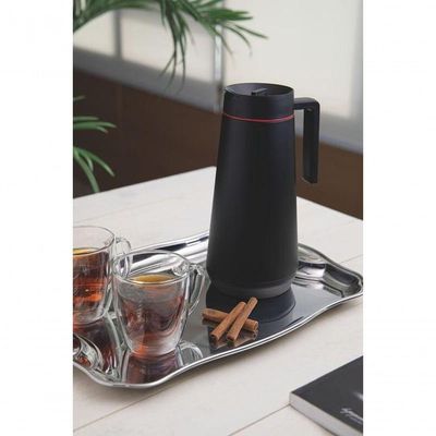 Bule Térmico Tramontina Exata Preto Em Aço Inox 300ml