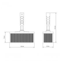Broxa Retangular 160x60mm Tramontina Master Com Corpo Injetado