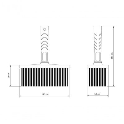 Broxa Retangular 160x60mm Tramontina Master Com Corpo Injetado