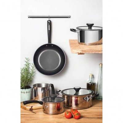Caçarola Funda Tramontina Solar Silicone 16cm Em Aço Inox