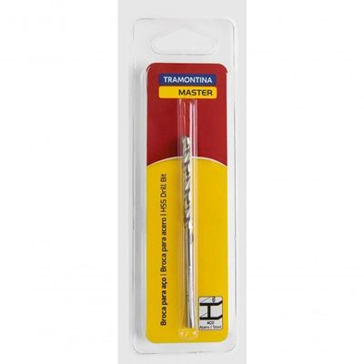 Broca Para Aço 3.25x65mm Tramontina Master Em Aço Rápido Hss Din 338