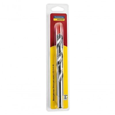 Broca Para Aço 16x178 Mm Tramontina Master Em Aço Rápido Hss Din 338