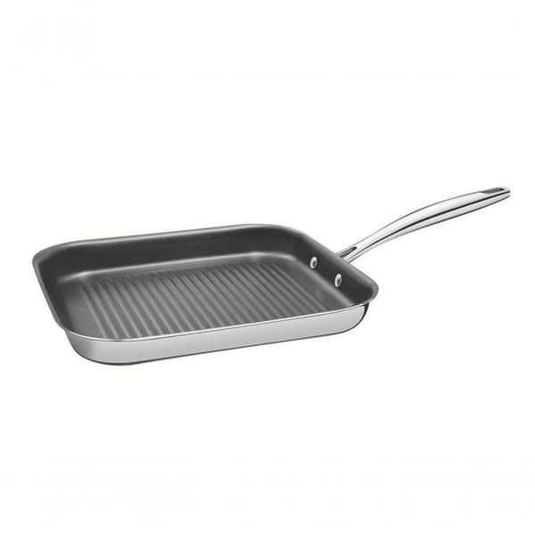 Bistequeira Tramontina Grano 24cm Em Inox E Revestimento Interno Em Antiaderente
