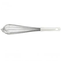 Batedor Manual Tramontina Em Aço Inox Com Cabo Em Polipropileno Branco 40 Cm