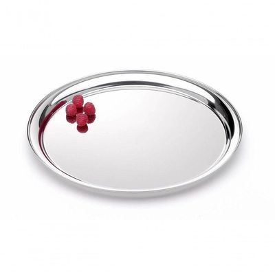 Bandeja Redonda Tramontina Service 40cm Em Aço Inox
