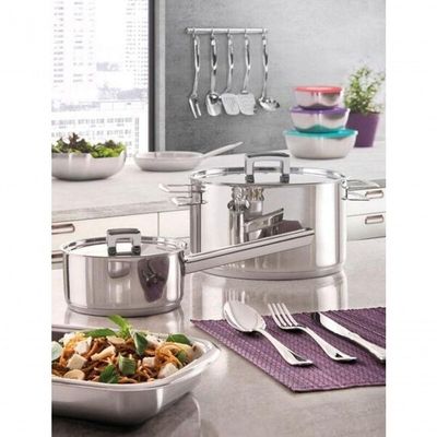 Caldeirão Tramontina Brava 24cm Em Aço Inox