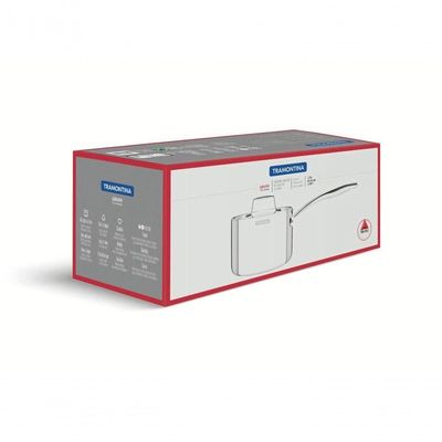 Caldeirão Fundo Tramontina Grano 14cm Em Inox Com Corpo Triplo