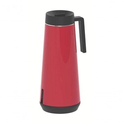 Bule Térmico Tramontina Exata Vermelho Em Aço Inox 1 L