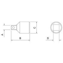 Adaptador Em Aço Cromo Vanádio Encaixe 3-4" F X 1-2" M Tramontina Pro