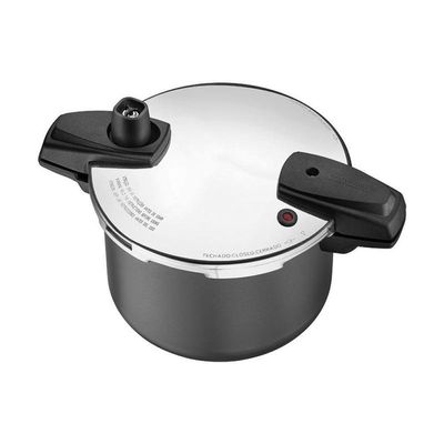 Panela Pressão Tramontina Arizona Induction Antiaderente Titânio 20cm 4,5 Litros