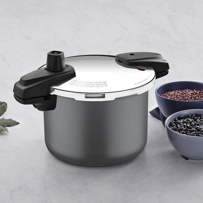 Panela Pressão Tramontina Arizona Induction Antiaderente Titânio 20cm 4,5 Litros