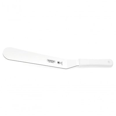 Espátula para Confeiteiro Tramontina Profissional Aço Inox Cabo Polipropileno Branco 12