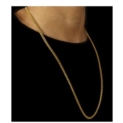 Cordão Corrente Cubana 4Mm Ostentação Luxuosa