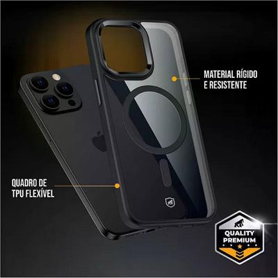 Capa case capinha MagSafe para iPhone 17 Pro Max - Preta - Gshield