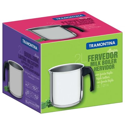 Fervedor Tramontina Allegra em Aço Inox  14 cm