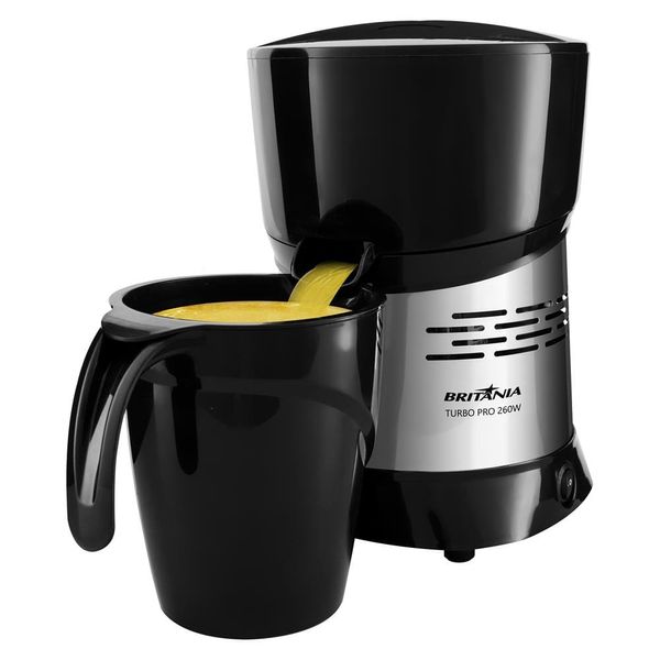 Espremedor de Frutas Britânia Turbo Pro 260W Preto