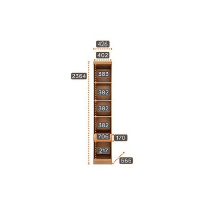 Modulado de Quarto Armário Mesa de Cabeceira Rizon/Linea c/ 1 Porta e 1 Gaveta Neve - Novo Horizonte