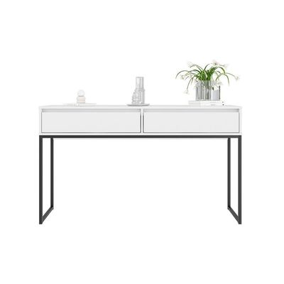 Aparador Metalic Pés Em Metal Estilo Industrial Sala Estar Branco
