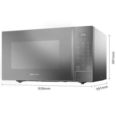 Forno de Micro-ondas Brastemp BMS46AR Alta Capacidade com 18 Receitas Pré-Programadas 32L - Prata Prata / 220