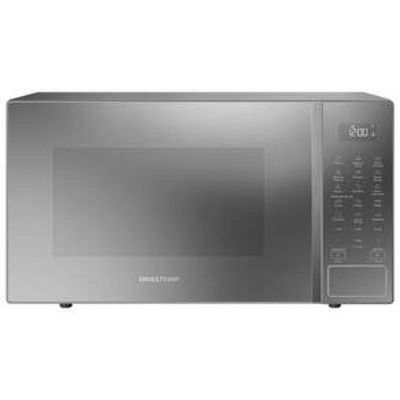 Forno de Micro-ondas Brastemp BMS46AR Alta Capacidade com 18 Receitas Pré-Programadas 32L - Prata Prata / 220