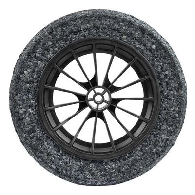Roda Plástica 8" Para Carrinho De Mão Tramontina Com Pneu Maciço Em Borracha Macia