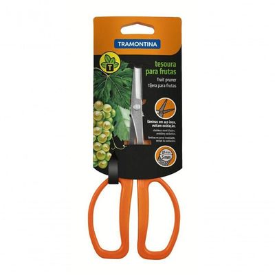 Tesoura Para Frutas Tramontina Com Lâminas Em Aço Inox