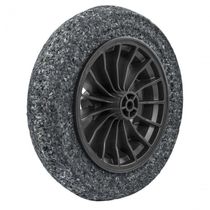Roda Plástica 8" Para Carrinho De Mão Tramontina Com Pneu Maciço Em Borracha Macia