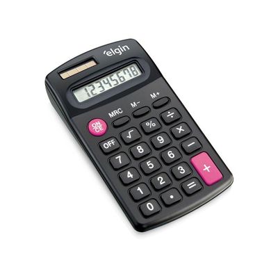 Calculadora de Bolso CB 1483 8 Dígitos 4 Operações Visor Cristal Líquido Solar