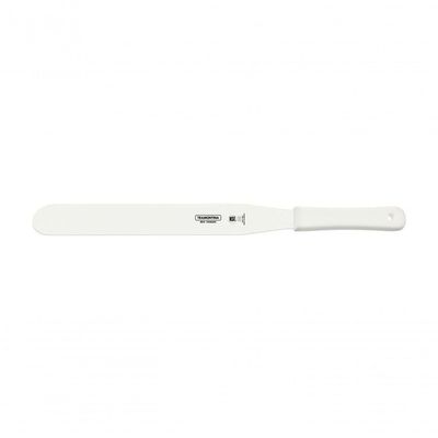 Espátula para Confeiteiro Tramontina Profissional Aço Inox Cabo Polipropileno Branco 12