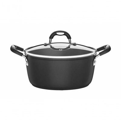 Caçarola Tramontina Mônaco Induction Starflon Premium Preto 24cm
